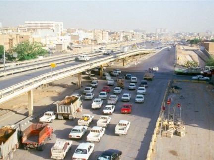 King Fahd Road before development (1406H)