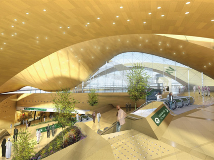 Internal view of Western Metro Station‎