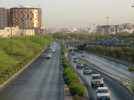 King Fahd Road after development