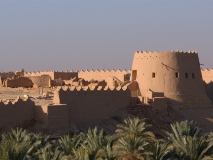 ‎Al-Turaif District's wall at Historical Addir'iyah‎