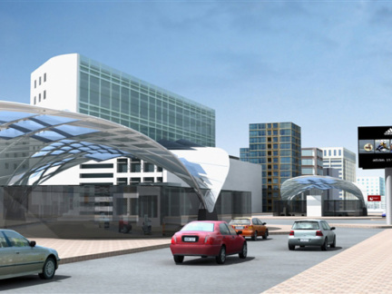 An underground Metro Station