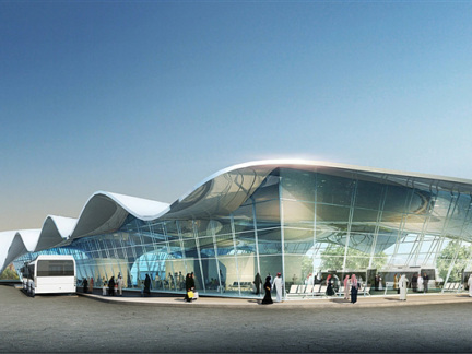 ‎A station for buses with dedicated tracks design ‎