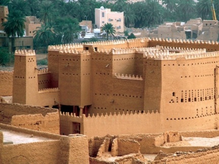 Sa'd bin Saud Palace after restoration at al-Turaif District