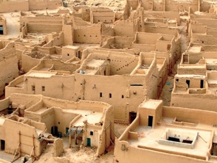 ‎A side of al-Turaif District traditional architecture ‎