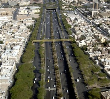 King Fahd Road after development