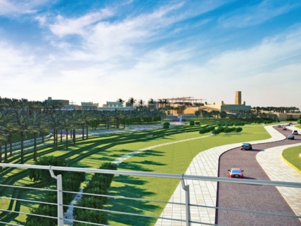 Fictive image of Addir'iyah Park at al-Bujayri District
