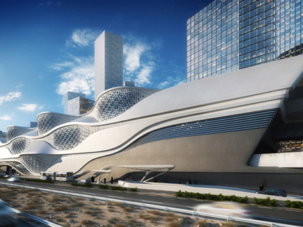 ‎Internal view of KAFD Metro Station‎