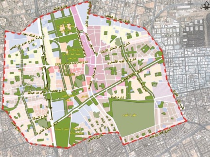 Open areas downtown Riyadh